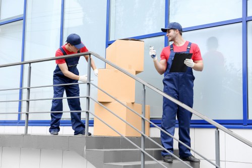 Professional removalists loading a moving truck in Dulwich